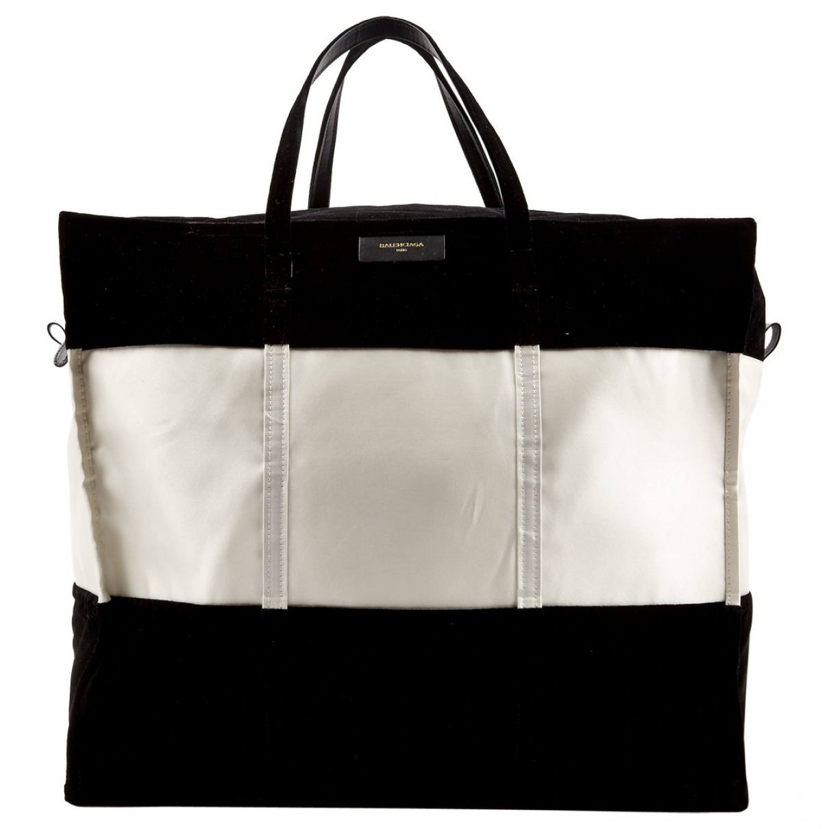 Bazar bag velvet travel bag Balenciaga 